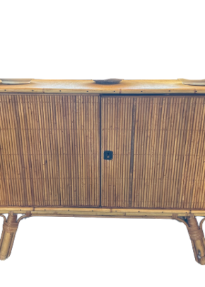 rattan furniture⎮rattan chest of drawers⎮2 big doors chest of drawers⎮2 doors rattan chest of drawers