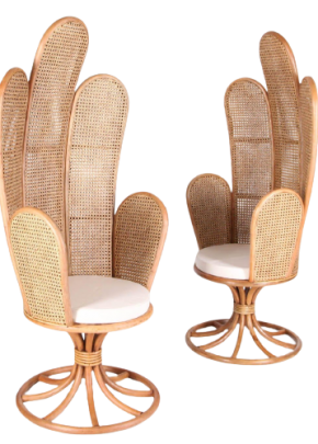 curved armchair⎮special can work armchair⎮rattan curved armchair⎮rattan armchair⎮handmade rattan armchair